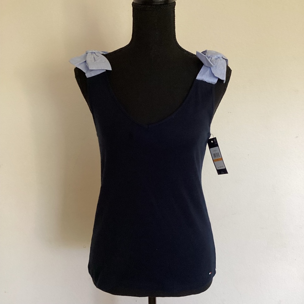 Tommy Hilfiger sleeveless blouse with bows